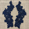 Beaded Floral Lace Applique