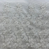 Beaded 3D Floral Lace Fabric 52" Wide