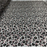 Beaded Sequined Lace Fabric