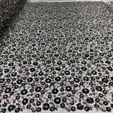 Beaded Sequined Lace Fabric 54" Wide