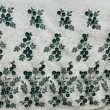 Beaded 3D Floral Lace Fabric 52" Wide