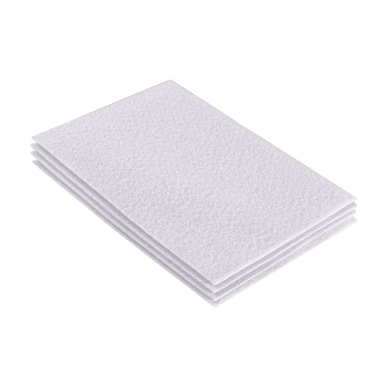 Acrylic Felt Sheets 9x12 White Sheet Packs