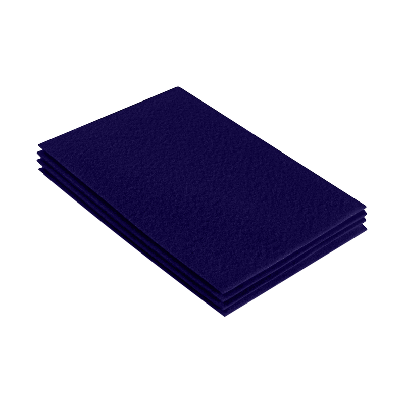 Acrylic Felt 9x12 Sheet Packs Navy Blue
