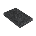 Acrylic Felt 9x12 Sheet Packs Charcoal