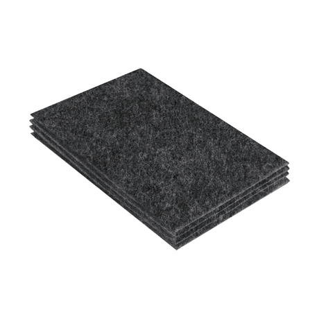 Acrylic Felt 9x12 Sheet Packs Charcoal