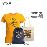 Direct To Film DTF Order Transfers By Size - Custom DTF Transfer Printing, Sizing Options, Vibrant Full Color (1 Transfer)