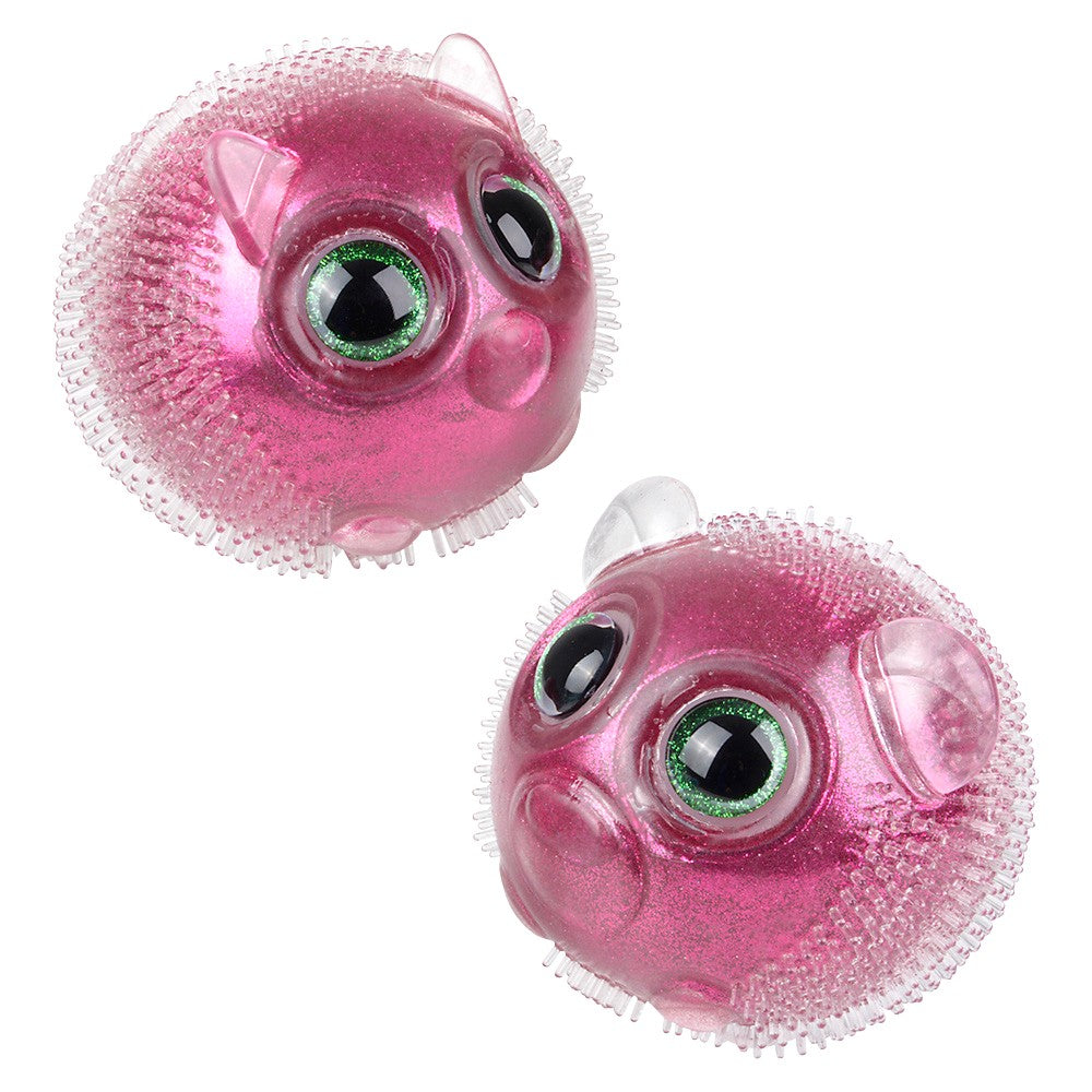 Sparkle Eye Puffer Animals (12 Pc Display)