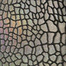 Velvet Hologram Embossed Giraffe Print Fabric