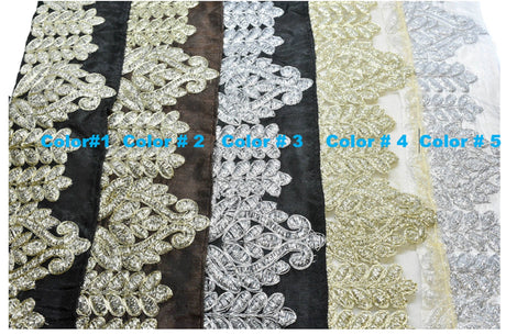 Metallic Brocade Decorative Trim
