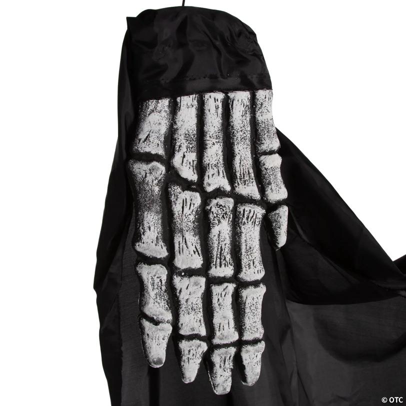 9 Ft. 9" Hanging Skeleton Reaper Curtain Halloween Decoration