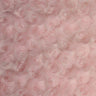 Swirl Rosebud Faux Fur Fabric - 100 Percent Polyester Faux Fur Fabric, Rose Pattern, 60" Width, 11 MM Pile Length (1 Yard)
