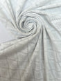 Polyamide Elastane Knitted Geometric White
