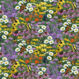 Quilting Cotton Butterfly Meadow Floral by Russ Duerksen