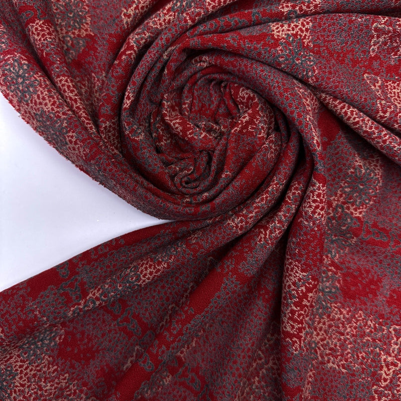 Acrylic Elastane Knitted Fabric Multicolour