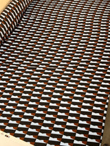 Polyester Sateen Printed Geometric