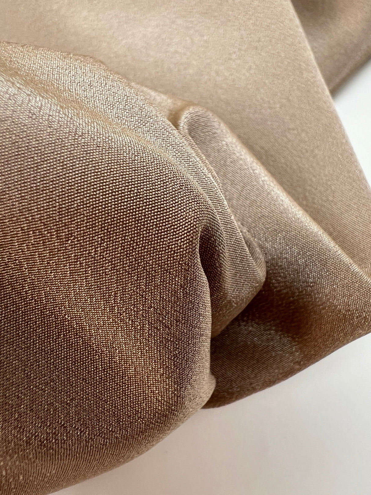 Polyester Crepe Beige Lightweight