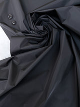 Black Waterproof Polyamide Jacket Fabric