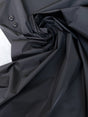 Black Waterproof Polyamide Jacket Fabric