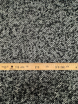 Cotton Wool Bouclé Black White