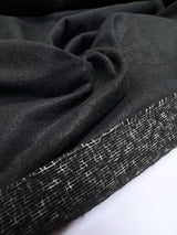 Black Cotton Polyamide Mesh Lining