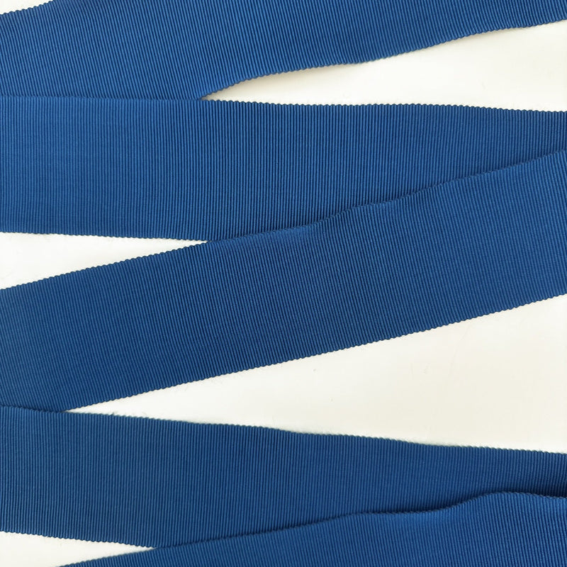 Viscose Rayon Blue Rep Weave