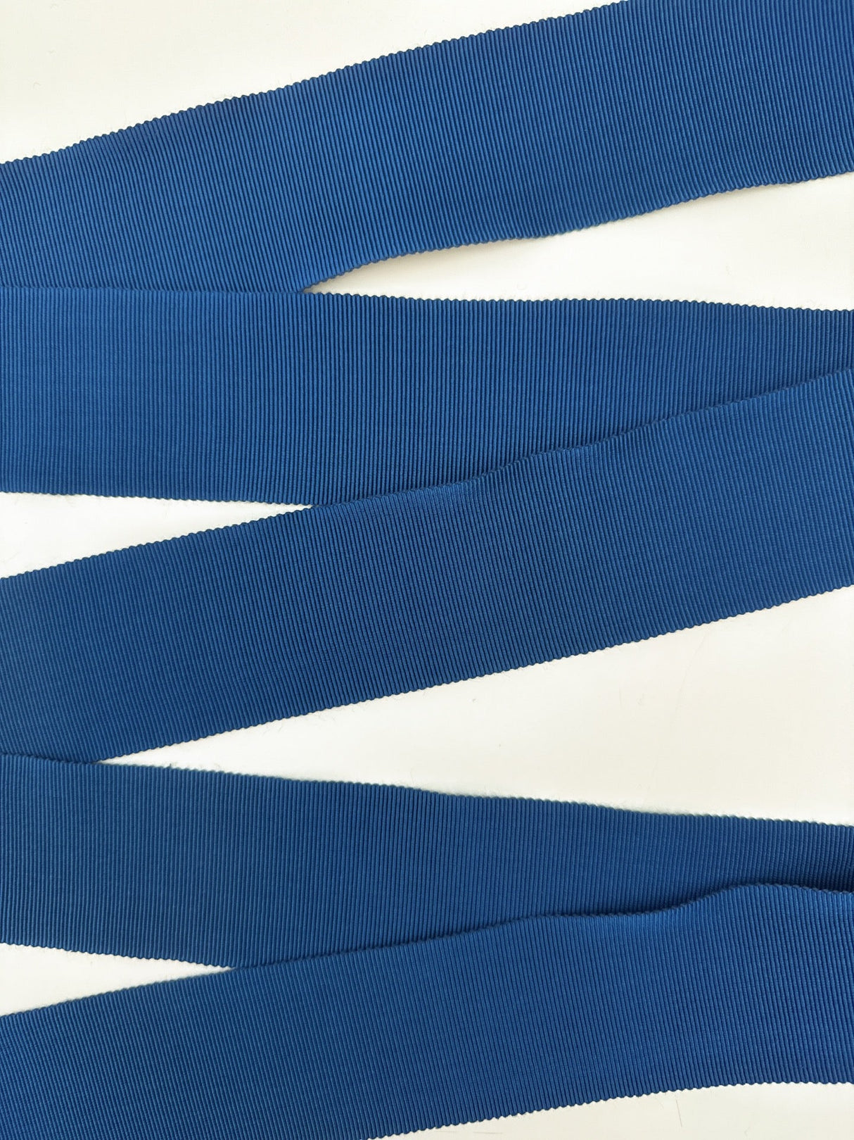 Viscose Rayon Blue Rep Weave