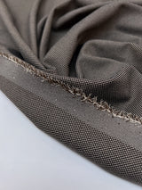 Italian Gray-Brown Stretch Polyester Fabric