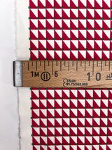 Polyester Elastane Knitted Fabric Printed Geometric