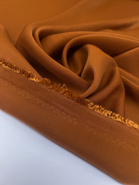 Polyester Twill Brown-Orange