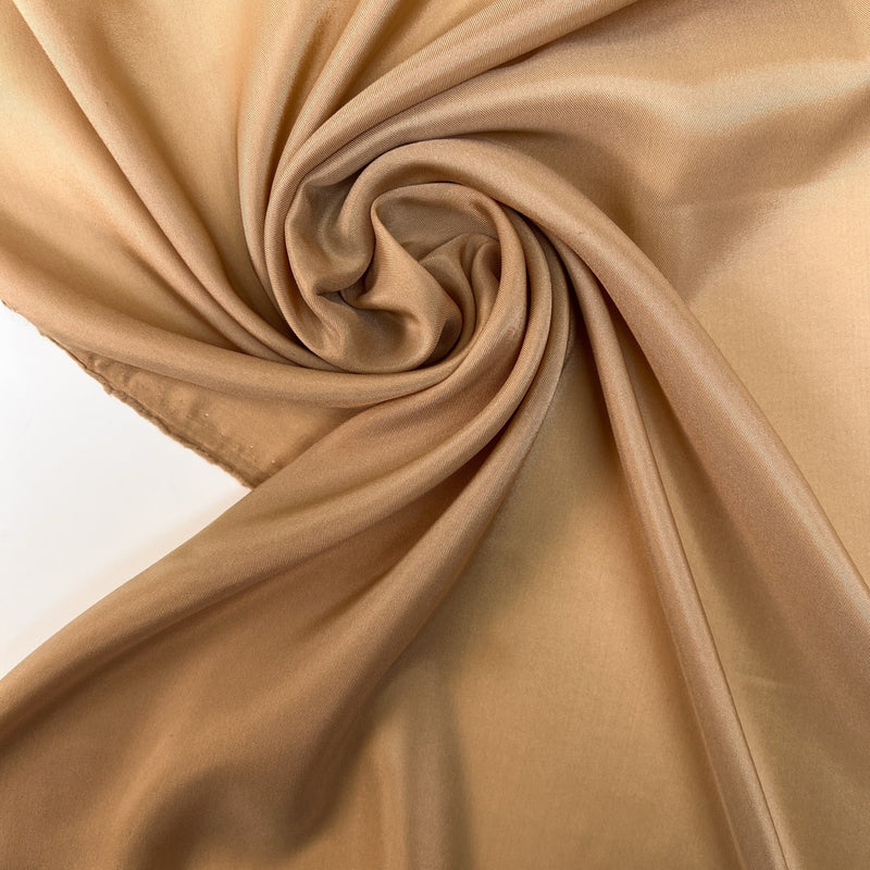 Viscose Lining Fabric Beige Stretch