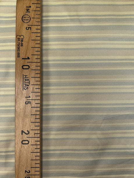 Polyamide Striped Fabric Green Beige