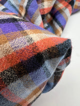 Cotton Flannel Multicolour Striped Checked