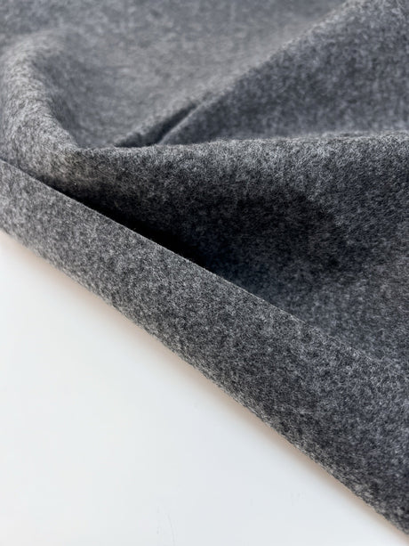 Viscose Blend Melange Gray Fabric