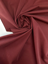 Cotton Herringbone Fabric Red