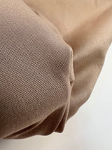 Cotton Shirt Fabric Beige Stretch