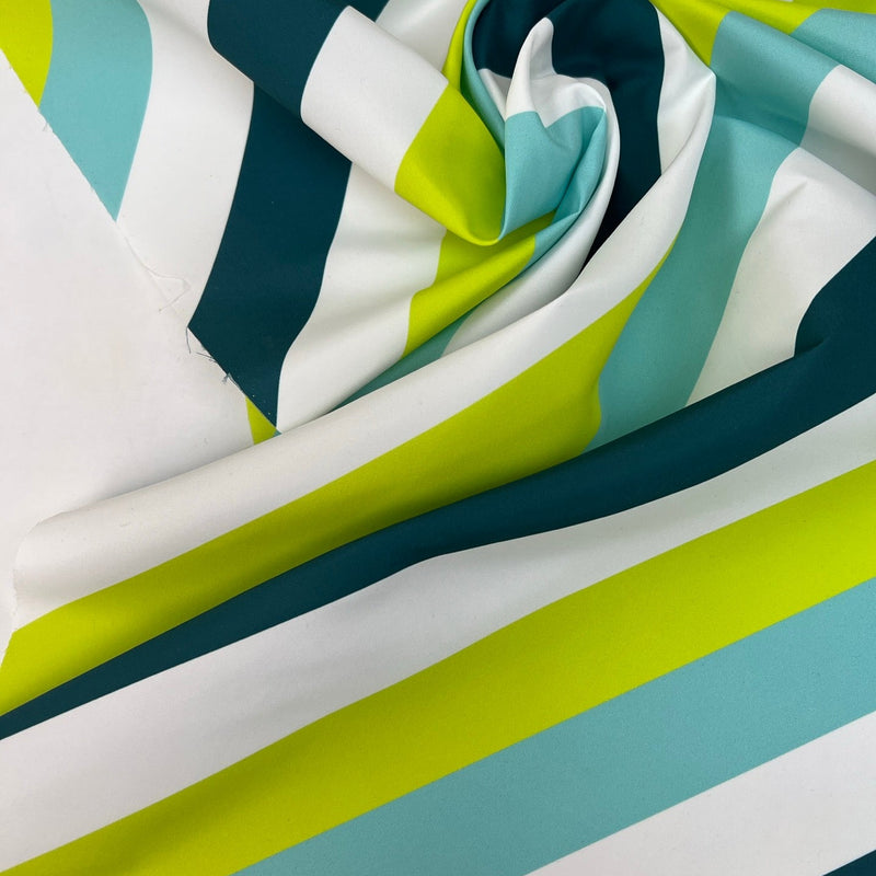 Polyester Woven Striped Multicolour Lightweight