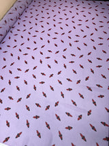 Polyester Chiffon Printed Red Purple