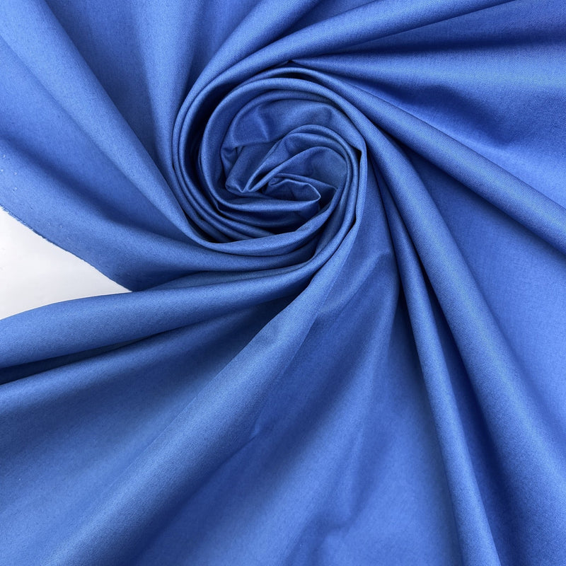 Cotton Sateen Blue Shade