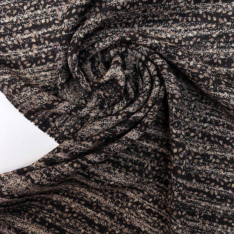 Wool Abstract Printed Fabric