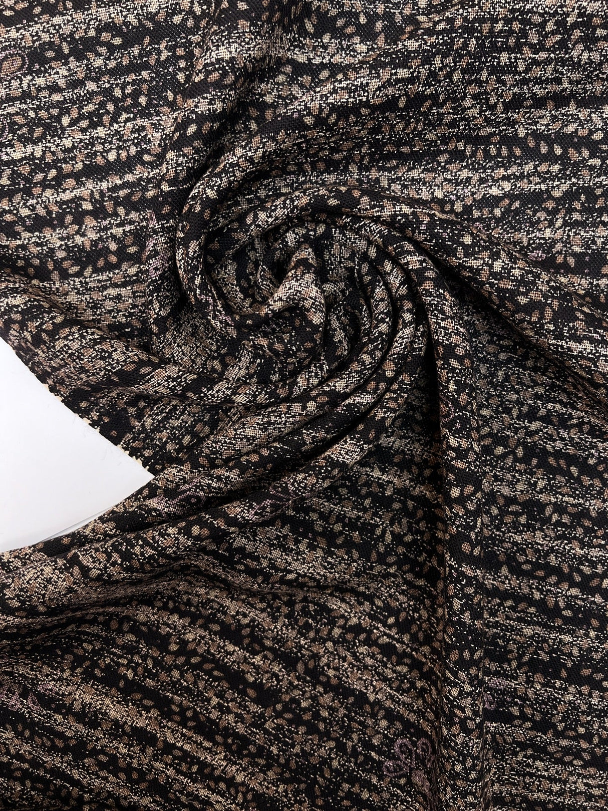 Wool Abstract Printed Fabric