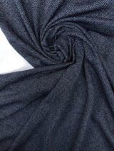 Viscose Knit Melange Blue Gray