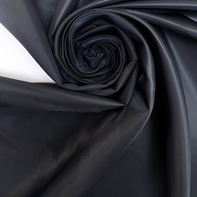 Black Polyamide Satin Woven