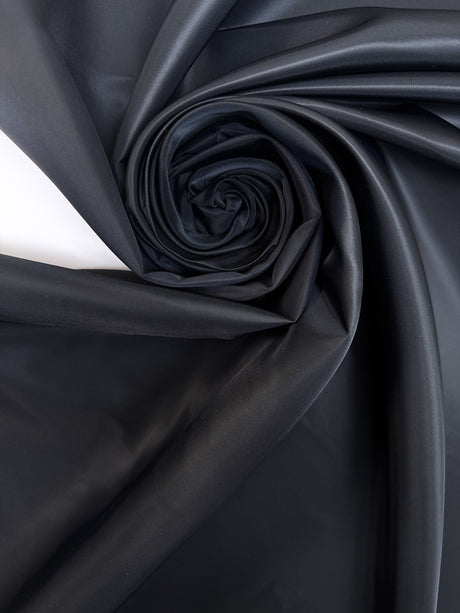 Black Polyamide Satin Woven