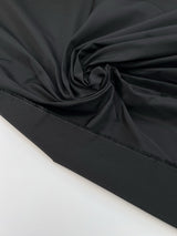Black Polyamide Plain Weave Jacket Fabric