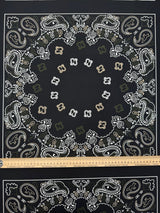 Viscose Poplin Printed White Black