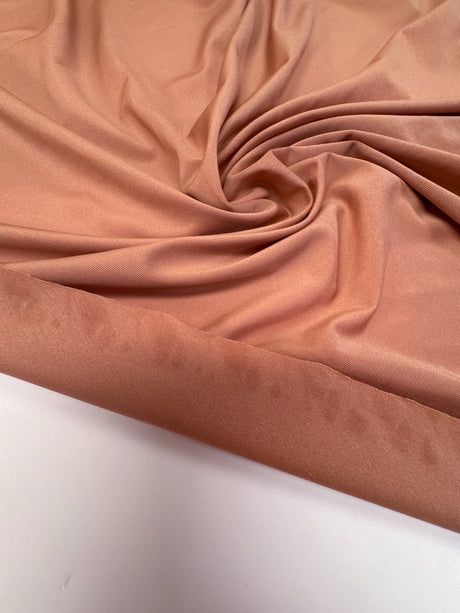 Polyamide Elastane Knitted Fabric Beige-Pink