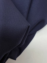Blue Polyester Viscose Twill