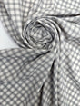 Viscose Woven Checked Multicolor