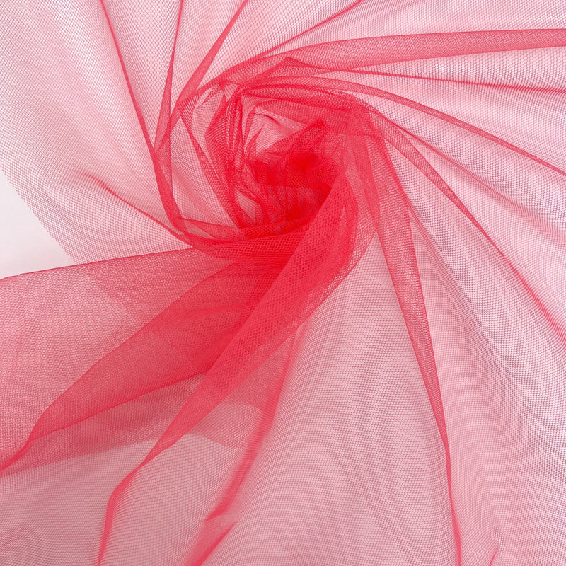 Pink Polyamide Stretch Mesh