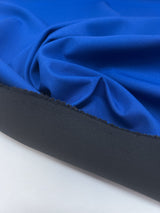 Blue Wool Blend Fabric